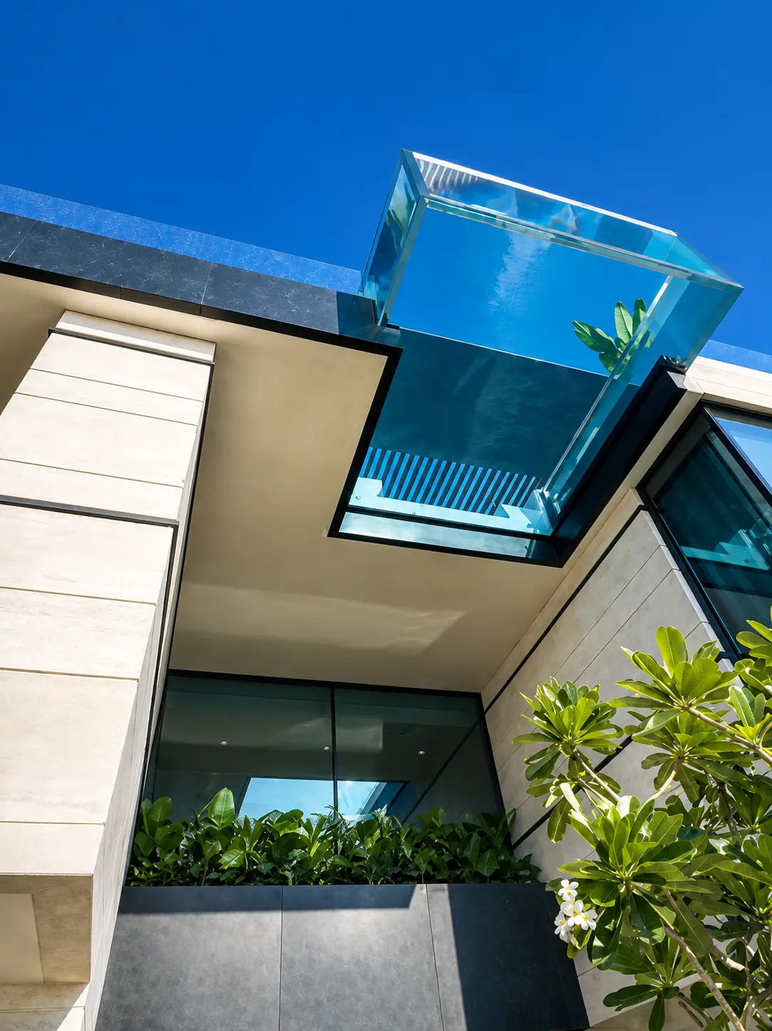 Cantilevered Acrylic Pool and Jacuzzi Installations